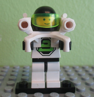 LEGO Minifigure-Blacktron 2 with Jet Pack-Space / Blacktron II-SP055-Creative Brick Builders